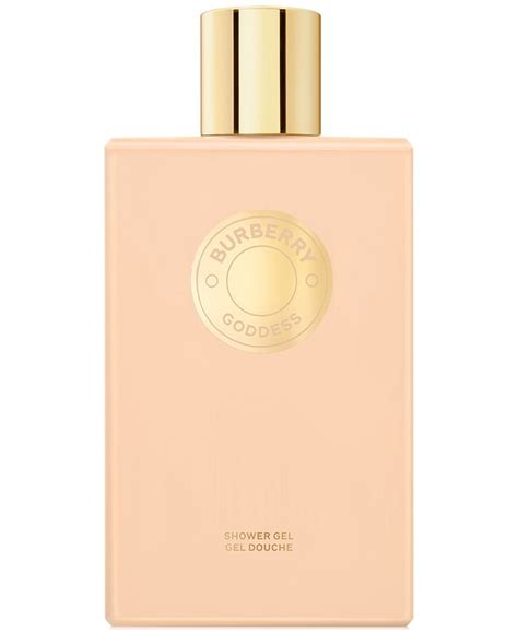 burberry goddess shower gel.